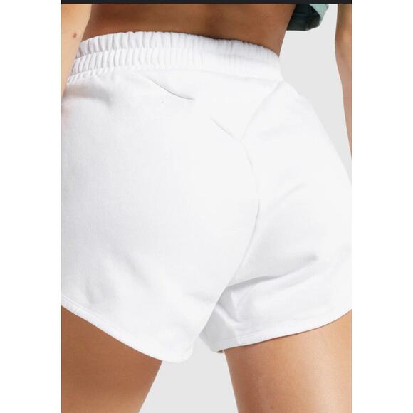 Gymshark Womens White Training Sweat Shorts Relaxed Fit Size XXL Pockets… - Picture 5 of 9